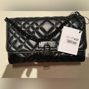 Kurt Geiger Leather Brixton Lock Crossbody Bag